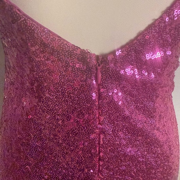 Hello Molly Pink Sequin Mini Dress - Picture 4 of 8